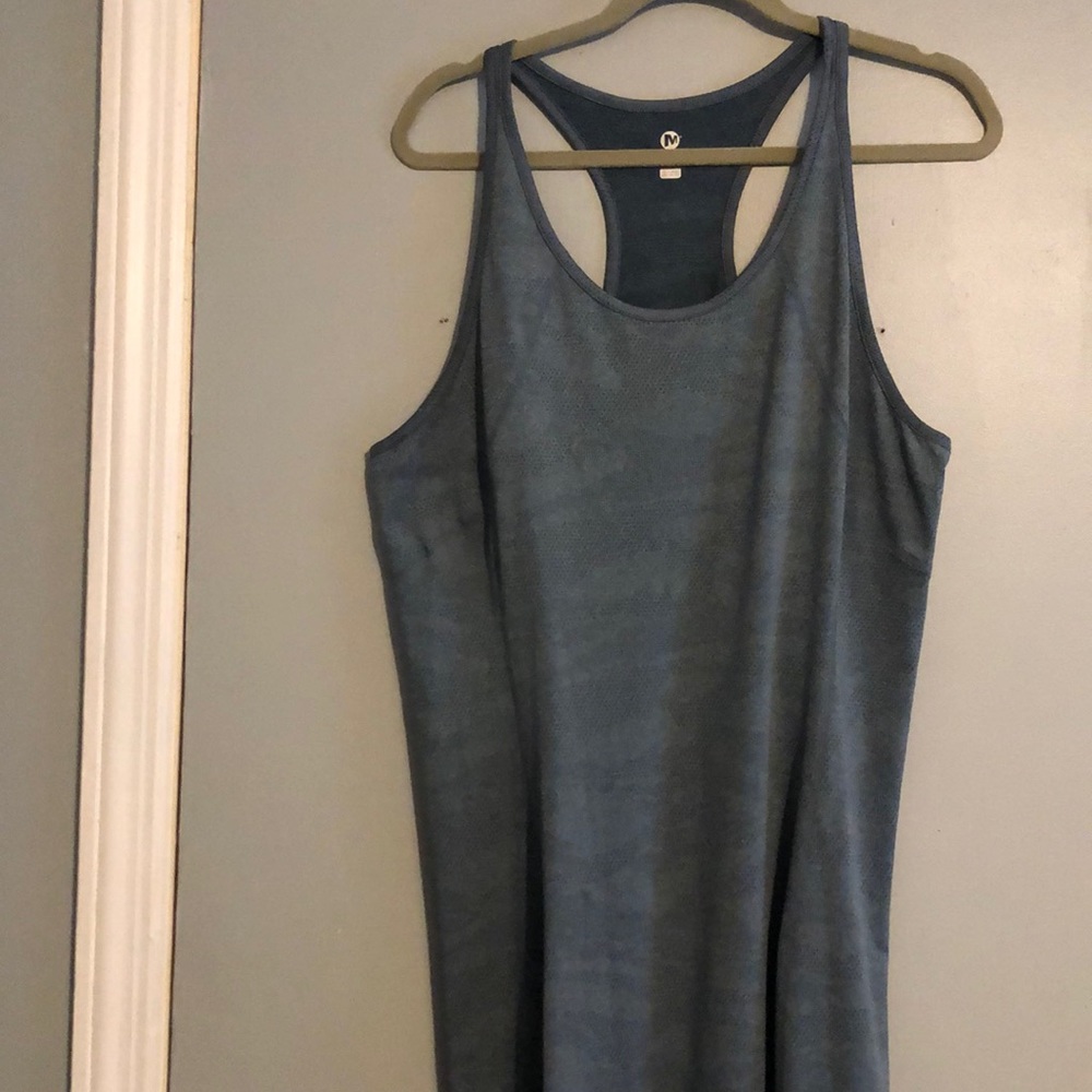 Merrell Blue Racerback Tank Dress